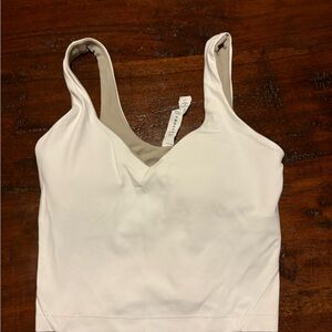 White Lululemon Sleeveless Top